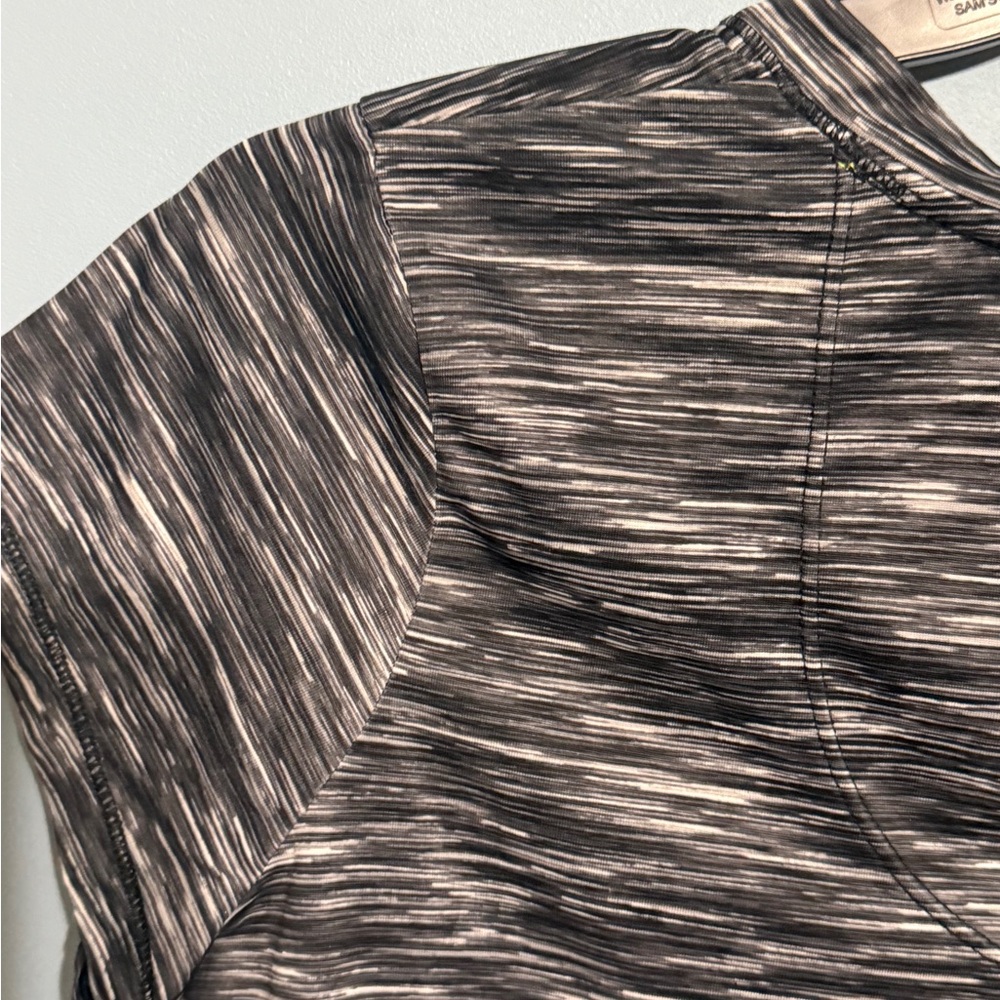 Gray V-Neck Women's Sweatshirt Gently Used - Picture 12 of 16